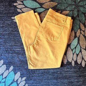 Soft Surroundings apple green jeans sz petite large